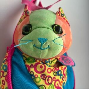 DOODLE BEAR PETS Kitty Cat & Carrier Purse Bag Vintage Circa 2006